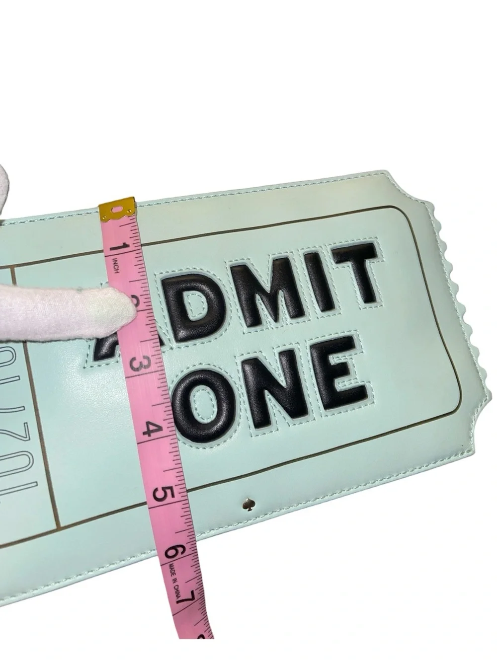 KATE SPADE “FLAVOR OF THE MONTH” ADMIT ONE TICKET CLUTCH